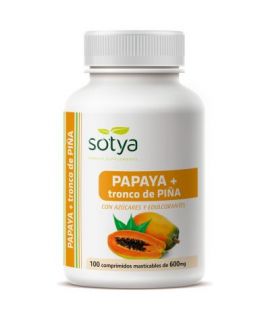 Papaya and Pineapple Trunk 600Mg 100comp Sotya