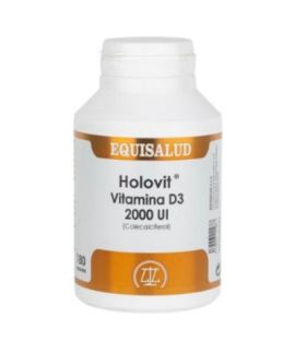 Holovit Vitamin D3 2000 IU Cholecalciferol 180caps Equisalud