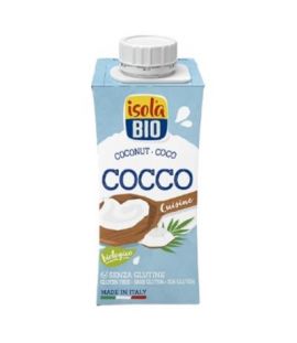 Coconut Milk Cream Cooking Gluten-Free Eco 200ml Isola Bio