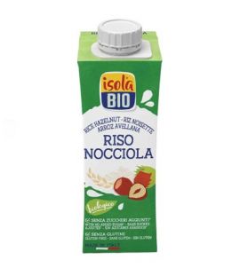 Organic Mini Rice and Hazelnut Vegetable Drink Box x 24 250ml Isola Bio