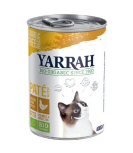 Chicken Pate for Cats Organic Can 400g Yarrah