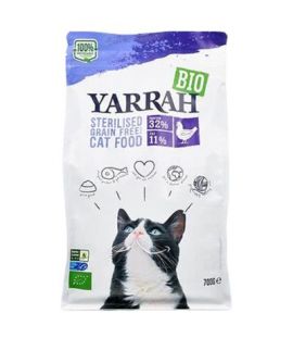 Organic Chicken Food for Cats 700g Yarrah