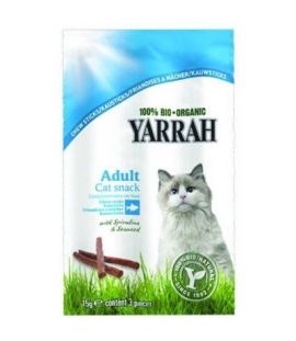 Chewable Sticks for Organic Cats 3x5g Yarrah