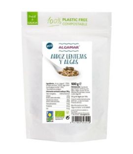 Rice Lentils and Seaweed Eco Vegan 500g Algamar