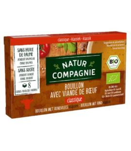 Organic beef broth tablets 80g Natur Compagnie