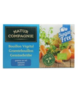 Low Salt Vegetable Broth in Organic tablets 88g Natur Compagnie