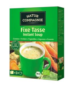 Organic Instant Vegetable Soup 3 x 18g Natur Compagnie