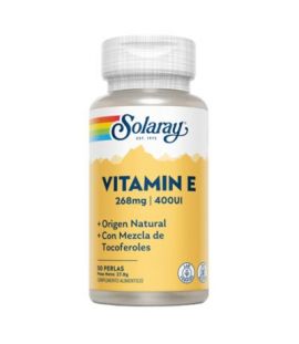 Vitamin E 400Ui 268Mg 50 Solaray Pearls