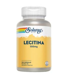 Soy Lecithin Oil Free 100caps Solaray