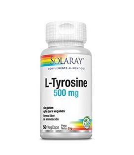 Tyrosine 500Mg 50caps Solaray