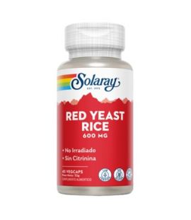 Red Yeast Rice Gluten Free Vegan 45caps Solaray