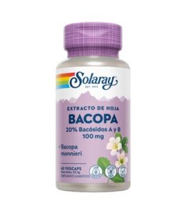 Bacopa 100 Mg Gluten Free Vegan 60caps Solaray