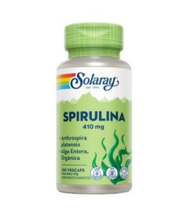 Espirulina 400Mg 100caps Solaray