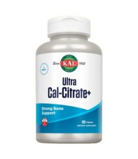 Ultra Cal Citratro K2 Gluten Free 120comp Solaray