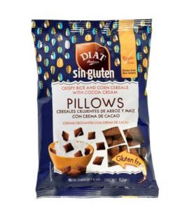 Pillows Crispy Cereals Rice and Corn Gluten-Free Cocoa Cream 150g Diat-Radisson