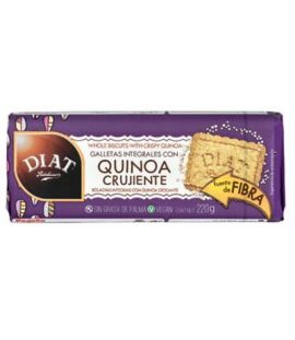 Whole Grain Crackers with Crunchy Vegan Quinoa 220g Diat-Radisson