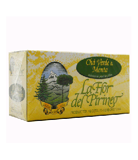 Mint Green Tea Infusion 20inf La Flor Del Pirineo