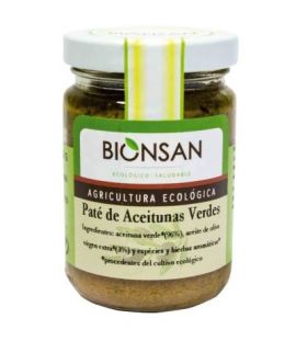 Pate de Aceitunas Verdes 140g Bionsan