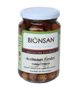 Eco Vegan Green Olives 200g Bionsan