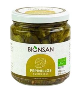 Pepinillos Agridulces Eco 350g Bionsan