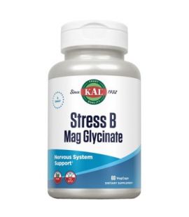 Stress B Mag Glycinate 60 vegcaps Kal