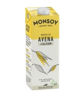 Bebida Vegetal de Avena con Calcio Vegan Bio 6x1L Monsoy