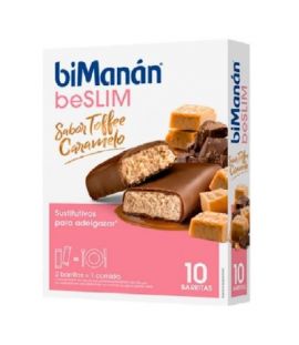 Barritas Sustitutivas Toffee 10uds Bimanan