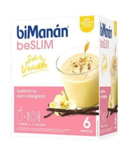 Batido Sustitutivo Sabor Vainilla 6 Sobres Bimanan