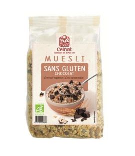 Bio Gluten Free Choco Muesli 375g Celnat