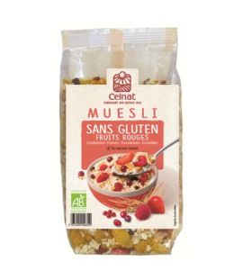 Organic Gluten-Free Red Fruit Muesli 375g Celnat