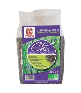 Organic Whole Chia Seeds 250g Celnat