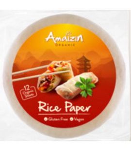 Bio Vegan Gluten-Free Rice Paper 12 units Amaizin