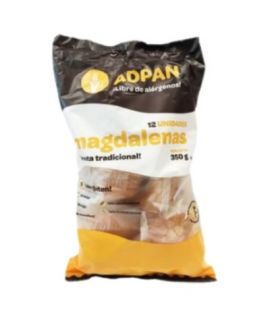 Magdalenas Receta Tradicional SinGluten 350g Adpan