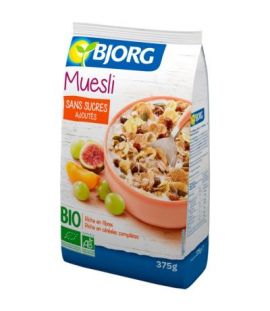 Organic Sugar-Free Fruit Muesli 375g Bjorg