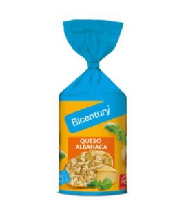 Tortitas Maiz Sabor Queso Albahaca 123.5g Bicentury