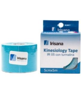 Cinta Azul Kinesiology Tape con Turmalina 1ud Irisana