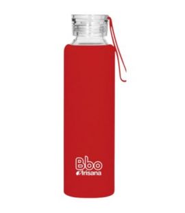 Bbo Red Glass Bottle 550ml Irisana