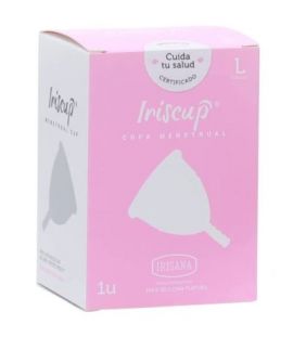 Menstrual Cup L Transparent Iriscup 1 unit Irisana