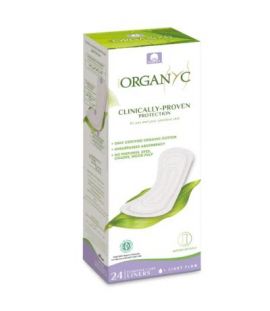 Organic Cotton Panty Liners Vegan 24 Organyc