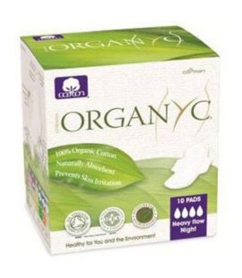 Vegan Wings Night Compress 10 units Organyc