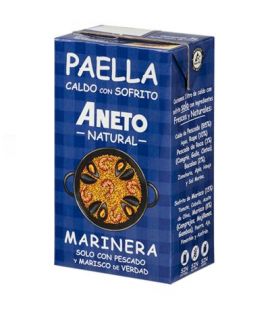 Paella Fish Seafood Broth Gluten Free 1L Aneto