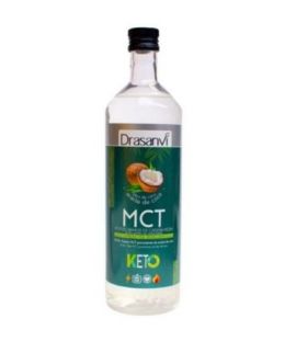 MCT Coconut Oil Keto Vegan 1L Drasanvi