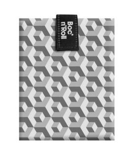 Porta Bocadillos Reutilizable Tiles Negro 1ud Roll´Eat