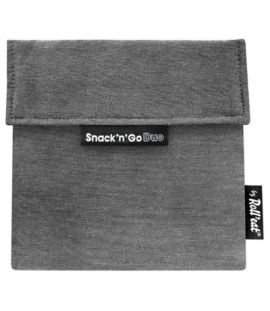 Porta Snacks Go Duo Negro 1ud Roll´Eat