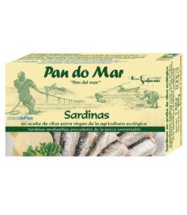 Sardines in Organic Olive Oil 120g Pan Do Mar