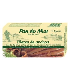 Anchovy Fillets in Olive Oil Gluten Free Eco 50g Pan Do Mar