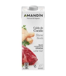 Gluten-Free Eco Cooked Broth 1L Amandin