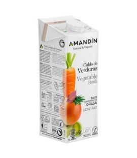 Natural Vegetable Broth Gluten Free Eco Vegan 1L Amandin