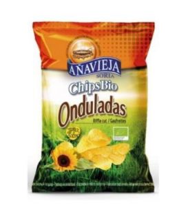 Patatas Fritas Onduladas Aceite Girasol Eco 125g Añavieja