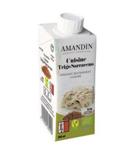 Cuisine Buckwheat Cooking Cream Gluten Free Eco Vegan 200ml Amandin